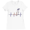 my heart beats for parrots Ladies Fitted T-Shirt