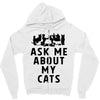 ask me about my cats Zipper Hoodie
