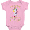 UNICORNS ARE BORN IN AUGUST Baby Onesie