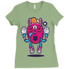 all seeing bunny Ladies Fitted T-Shirt