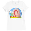 opposite day Ladies Fitted T-Shirt
