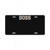 boss funny License Plate