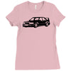 mercedes w201 Ladies Fitted T-Shirt
