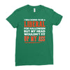 liberal for halloween (mp) Ladies Fitted T-Shirt