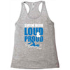 swim mom loud and proud sports athlete athletic Racerback Tank
