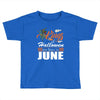 Halloween Kings Are Born In June Toddler T-shirt