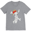 melted logo V-Neck Tee