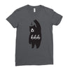 Black Bear Metal Ladies Fitted T-Shirt