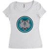 wolf nice Women's Triblend Scoop T-shirt