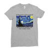 Vincent Van Gogh The Starry Night Ladies Fitted T-Shirt