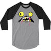 halloween face 3/4 Sleeve Shirt