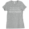 i'm the reason my director has nightmares Ladies Fitted T-Shirt
