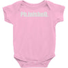 ph.inished. Baby Onesie