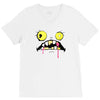 halloween face V-Neck Tee