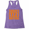 token's life matters Racerback Tank