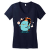 pluto is on vacations Women's V-Neck T-Shirt