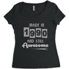 made in 1990 and still awesome Women's Triblend Scoop T-shirt