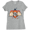 angry Ladies Fitted T-Shirt