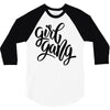girl gang 2 3/4 Sleeve Shirt