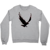 black raven with red eye Crewneck Sweatshirt