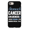 stomach cancer awaneress i wear periwinkle for someone special to me iPhone 8 Case