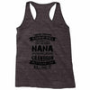 Super Cool Nana Of A Freaking Awesome Grandson Racerback Tank
