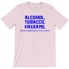 funny t shirt alcohol tobacco firearms who's bringing the chips tee T-Shirt
