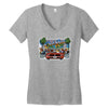 mens retro game out run, ideal gift or birthday present. Women's V-Neck T-Shirt