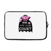 every second counts Laptop sleeve