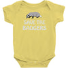 save the badgers Baby Onesie