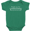 people say i'm condescending Baby Bodysuit