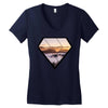 Nature Diamond Women's V-Neck T-Shirt