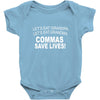 commassavenavy Baby Bodysuit