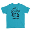 life is better by the camp fire (2) Youth Tee