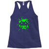 space invader 2 splat Racerback Tank