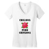 Chillona Pero Chingona Women's V-Neck T-Shirt