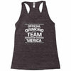 official drinking team 'merica Racerback Tank