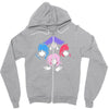 bohemian holograms Zipper Hoodie