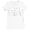 wedding day stag night marriage Ladies Fitted T-Shirt