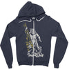 zeus gott griechenland olymp herrscherblitz jupiter mythologie Zipper Hoodie
