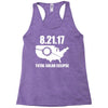 total solar eclipse 2017 Racerback Tank