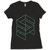 stacked Ladies Fitted T-Shirt