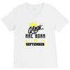 Kings Are Born In September V-Neck Tee