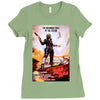 mad max movie poster Ladies Fitted T-Shirt