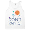 spacex don't panic in space Tank Top