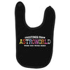 greeting from astroworld wish you were here white Baby Bibs