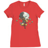 overwatch zenyatta cute spray Ladies Fitted T-Shirt