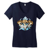 power heroes Women's V-Neck T-Shirt