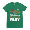 Halloween Kings Are Born In May Ladies Fitted T-Shirt