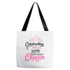 celebrating with the 70th birthday king t shirts Tote Bags